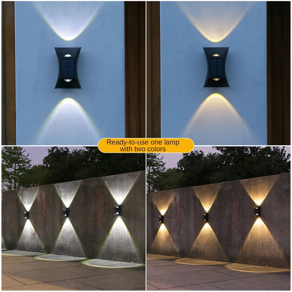 SolarEcho™ Outdoor solar wall light