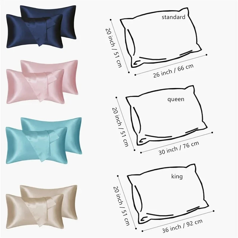 SilkElegance™  100% MulberrySilk, Satin Pillowcase