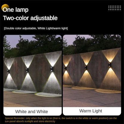 SolarEcho™ Outdoor solar wall light