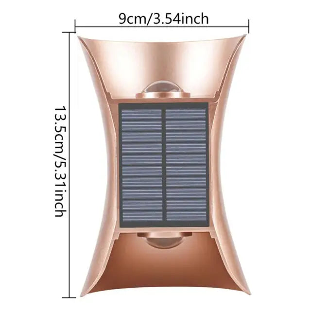 SolarEcho™ Outdoor solar wall light