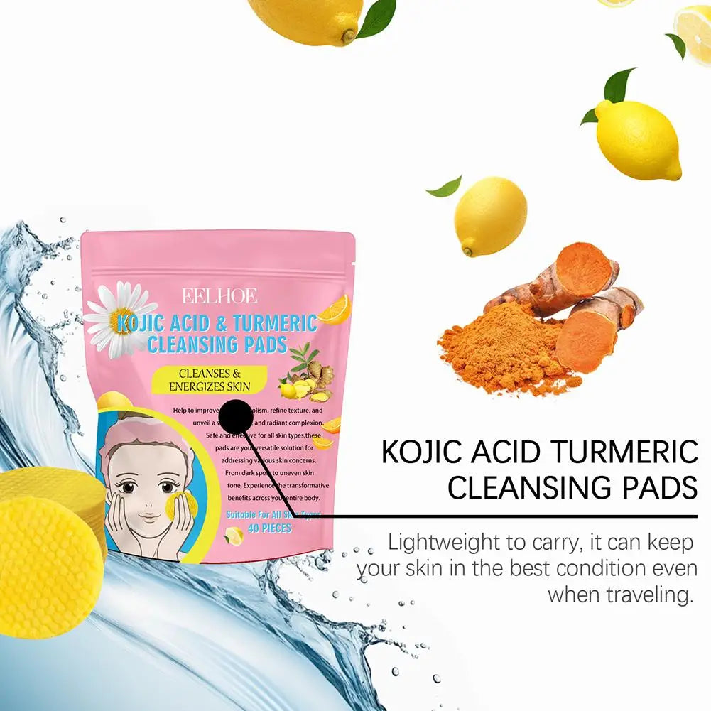 VeganFresh™ Kojic Tumeric Cleansing Pads