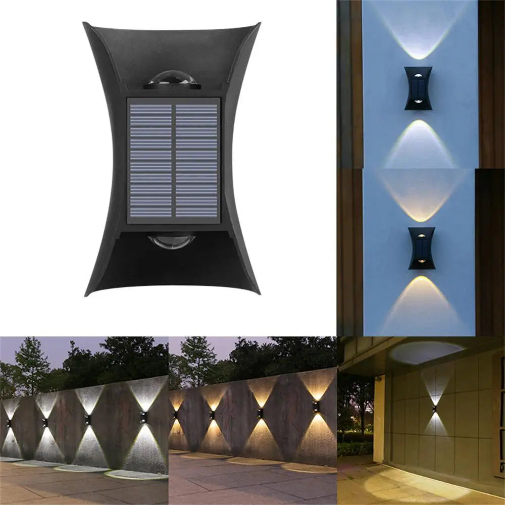 SolarEcho™ Outdoor solar wall light