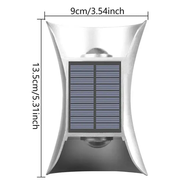 SolarEcho™ Outdoor solar wall light