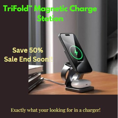 TriFold™ Magnetic Charge Station